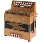 Accordéon elfique 19 cerisier fermé