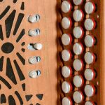 les touches de l'accordéon