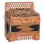 Kobe accordéon diatonique en bois fermé