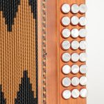 les touches de l'accordéon