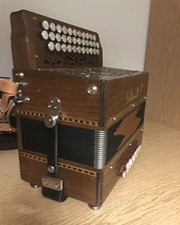 Used Saltarelle diatonic accordion