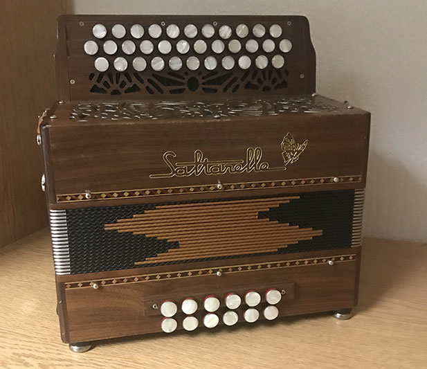 Accordéon d'occasion diatonique Saltarelle